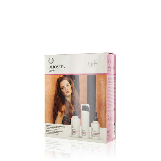 BAREX OLIOSETA GLOW SET SHAMPOO GLOSS 250ML+MASK200ML+SPRAY150ML