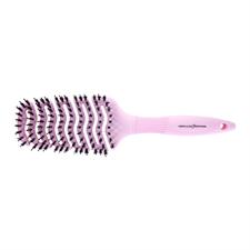 H.S. SPAZZOLA FLEXY SHAPE SOFT T.FINISH PINK SPINE E SETO.NYLON