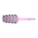 H.S. SPAZZOLA FLEXY SHAPE SOFT T.FINISH PINK SPINE E SETO.NYLON