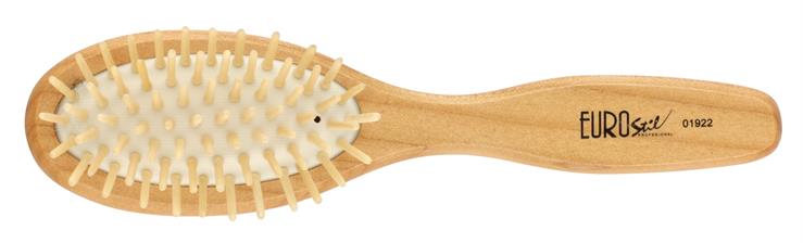 EUROSTIL HAARBÜRSTE OVAL AUS HOLZ, KLEIN