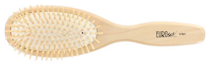 EUROSTIL HAARBÜRSTE OVAL AUS HOLZ, GROSS