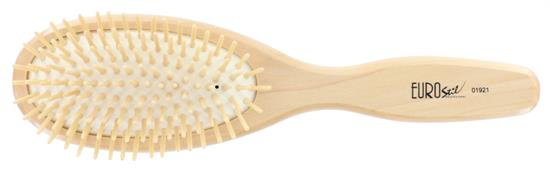 EUROSTIL HAARBÜRSTE OVAL AUS HOLZ, GROSS