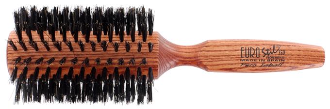 EUROSTIL SPAZZOLA PER CAPELLI ROTONDA LEGNO CINGHIALE 33 MM   00