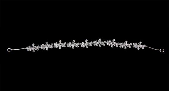 L.C. ACC.CAPELLI 237-719 ORNAMENTO FIORI STRASS