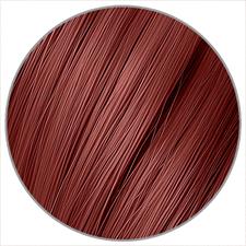 SEISETA CIOCCHE CAP.NATU.CON CHERATINA COLORA 55CM ROSSO