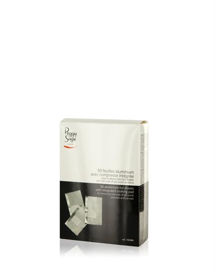 PEGGY SAGE ACC.MANI/UNGHIE 155484 50 FOGLI DI ALLUMINIO