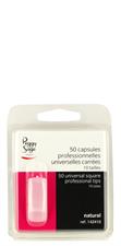 PEGGY SAGE UNGHIE FINTE 142410 UNIVERSELLE, ECKIGE X 50 - NATURF