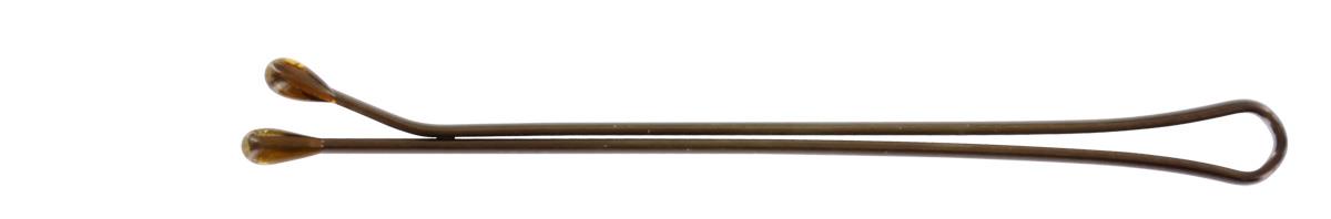N.N. HAARKLAMMERN, 5 CM GLATT, BRAUN