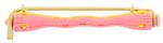 EUROSTIL BIGODINI PLASTICA ONDULATI GIALLO/ROSA 7MM   01500