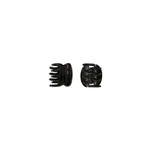 L.C. HAARKLAMMER MINI NL780N-209 SCHWARZ 2 X 2 CM