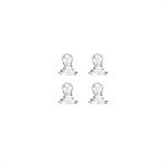 L.C. ACC.CAPELLI 203-107 PEARCING ARGENTO PERLA