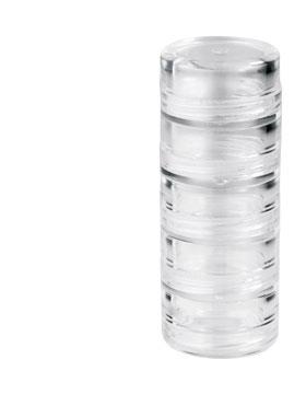 PEGGY SAGE ACC.TRUCCO 149493 SET MIT 5 LEEREN BEHAELTERN
