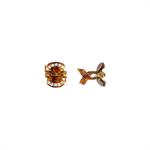 L.C. PINZA MINI NL318M-77 STRASS MARRONE