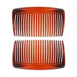 L.C. PETTINE NL306M-123 PETTINE PLASTICA 8 CM MARRONE