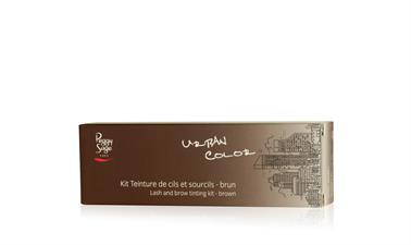 PEGGY SAGE URBAN COLOR 138509 SET FÄRBEM.BRAUN F.WIMPERN/AUGENB.