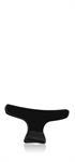SIBEL PINZA PLASTICA CROCO L 8 CM. NERE