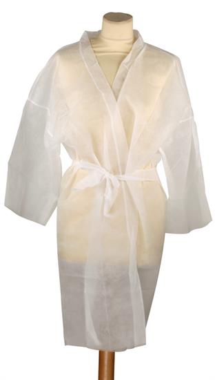 RO.IAL KIMONO IN VLIESSPAPIER WEISS