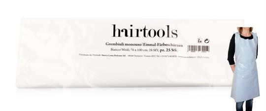 HAIRTOOLS GREMBIULI MONOUSO BIANCO