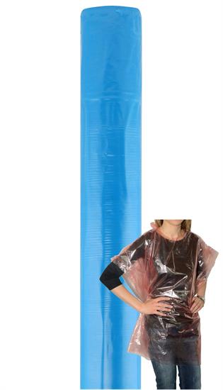 HAIRTOOLS BASIC EINMAL - UMHÄNGE AUF ROLLE  BLAU 84x110 CM