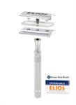 ELIOS RASIERHOBEL SAFETY RAZOR+1x11 KLINGEN ZWEISCHNEI.RASIERKLI