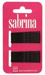 SABRINA FERMAGLI ONDATI CON PALLINA 5 CM NERI 166