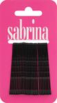 SABRINA FERMAGLI ONDATI CON PALLINA 7 CM NERI 168