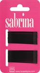 SABRINA FERMAGLI LISCI CON PALLINA 5 CM NERI DA 24 PZ   172