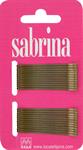 SABRINA FERMAGLI LISCI CON PALLINA 5 CM BIONDI DA 24 PZ   180