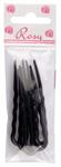 ROSY FORCELLE POLISTIROLO NERI 7 CM DA 6 PZ   298/1