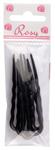 ROSY FORCELLE POLISTIROLO NERI 8,5 CM DA 6 PZ   299/1