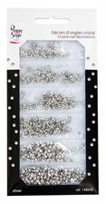 PEGGY SAGE DEC.UNGHIE 148242 CRISTALLO/SILVER