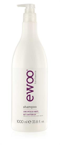 EWOO SHAMPOO FÜR KRAUSES & STÖRRISCHES HAAR MIT KARITE'MILCH