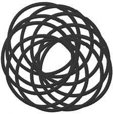 EFA ELASTI.CODE NERO STANDARD Ø 50 MM.